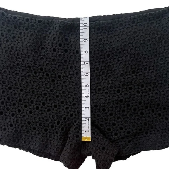 Banana Republic Shorts Eyelet Lace Dressy Black 12 Style 404156-00 - Picture 13 of 15